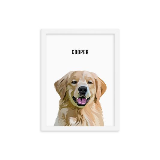 Custom Modern Pet Portrait