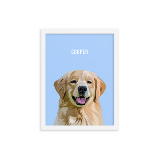 Custom Modern Pet Portrait